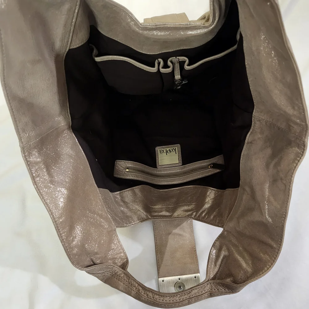 Kooba Shimmering Bronze Hobo Bag